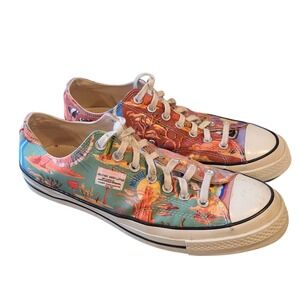 Converse Chuck 70 Low Top Twisted Resort UFO Crash Site Size 9.5 Alien Area 51